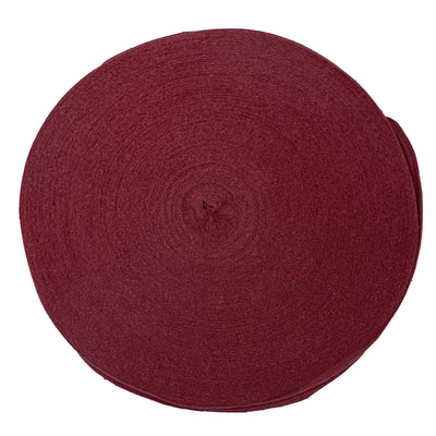 Ribbon Cotton T-Shirt Yarn Burgundy Color - Prismatic Fiber Arts