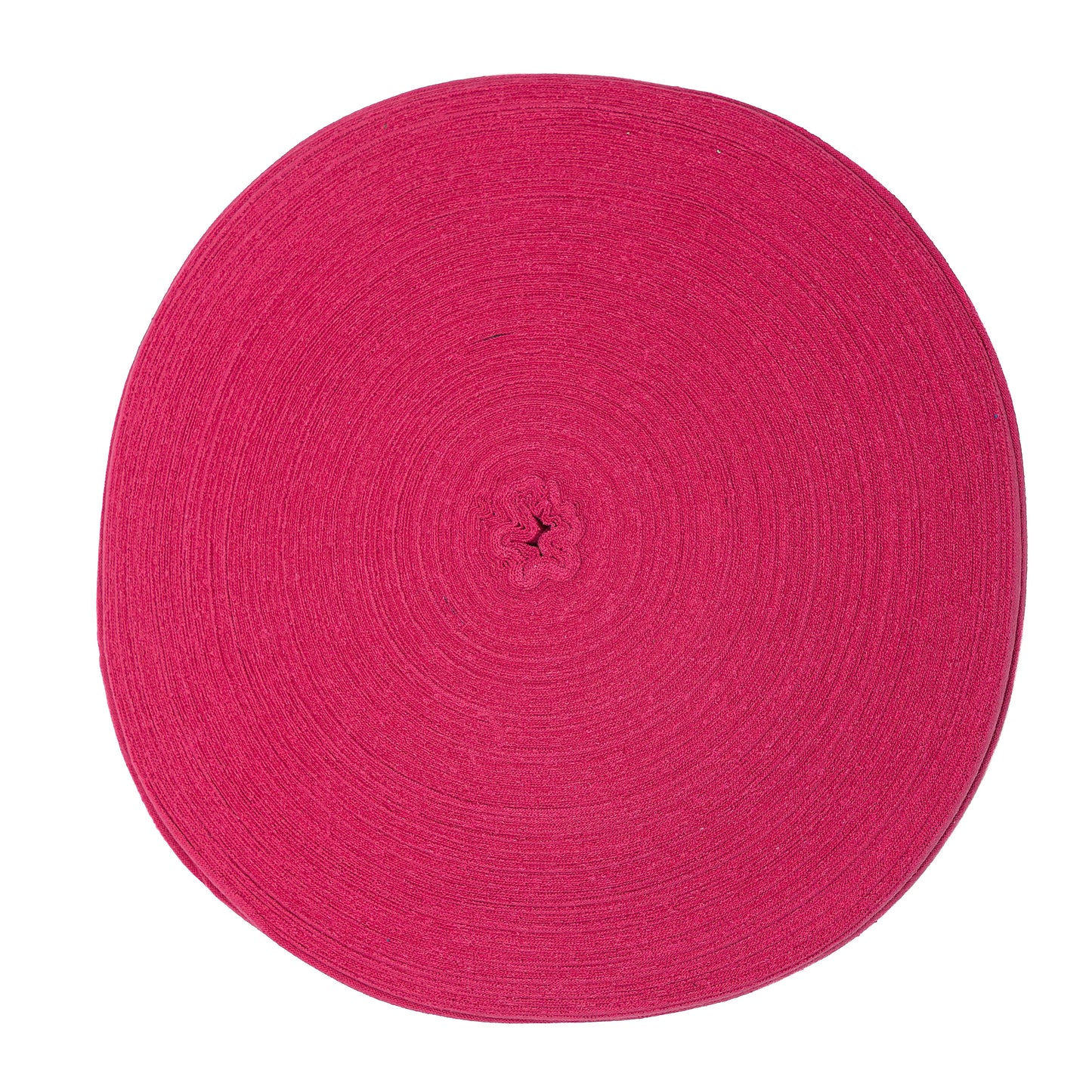 Ribbon Cotton T-Shirt Yarn Raspberry Color - Prismatic Fiber Arts