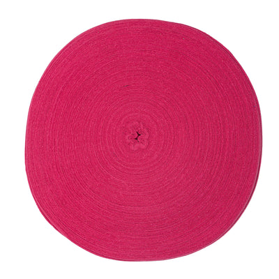 Ribbon Cotton T-Shirt Yarn Raspberry Color - Prismatic Fiber Arts