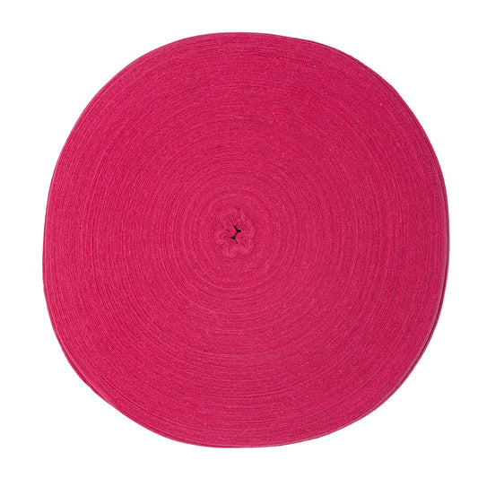 Ribbon Cotton T-Shirt Yarn Raspberry Color - Prismatic Fiber Arts