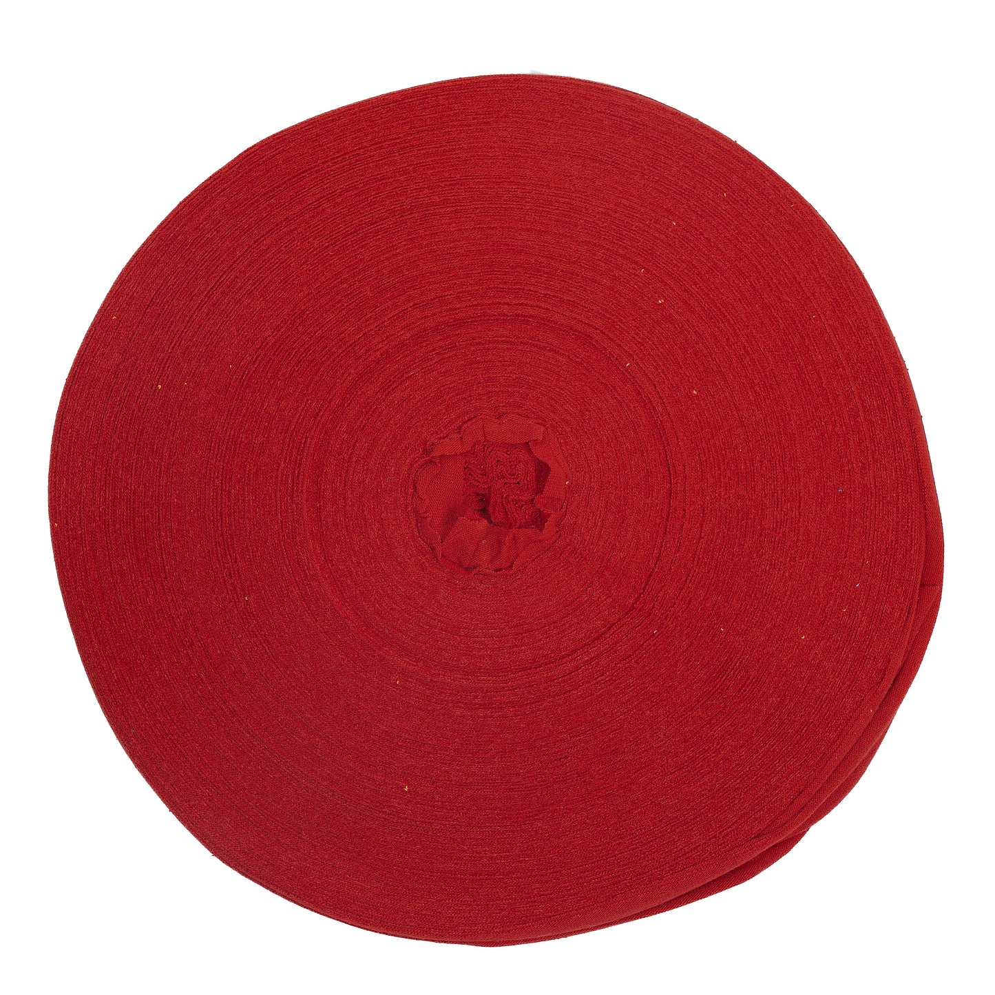 Ribbon Cotton T-Shirt Yarn Red Color - Prismatic Fiber Arts
