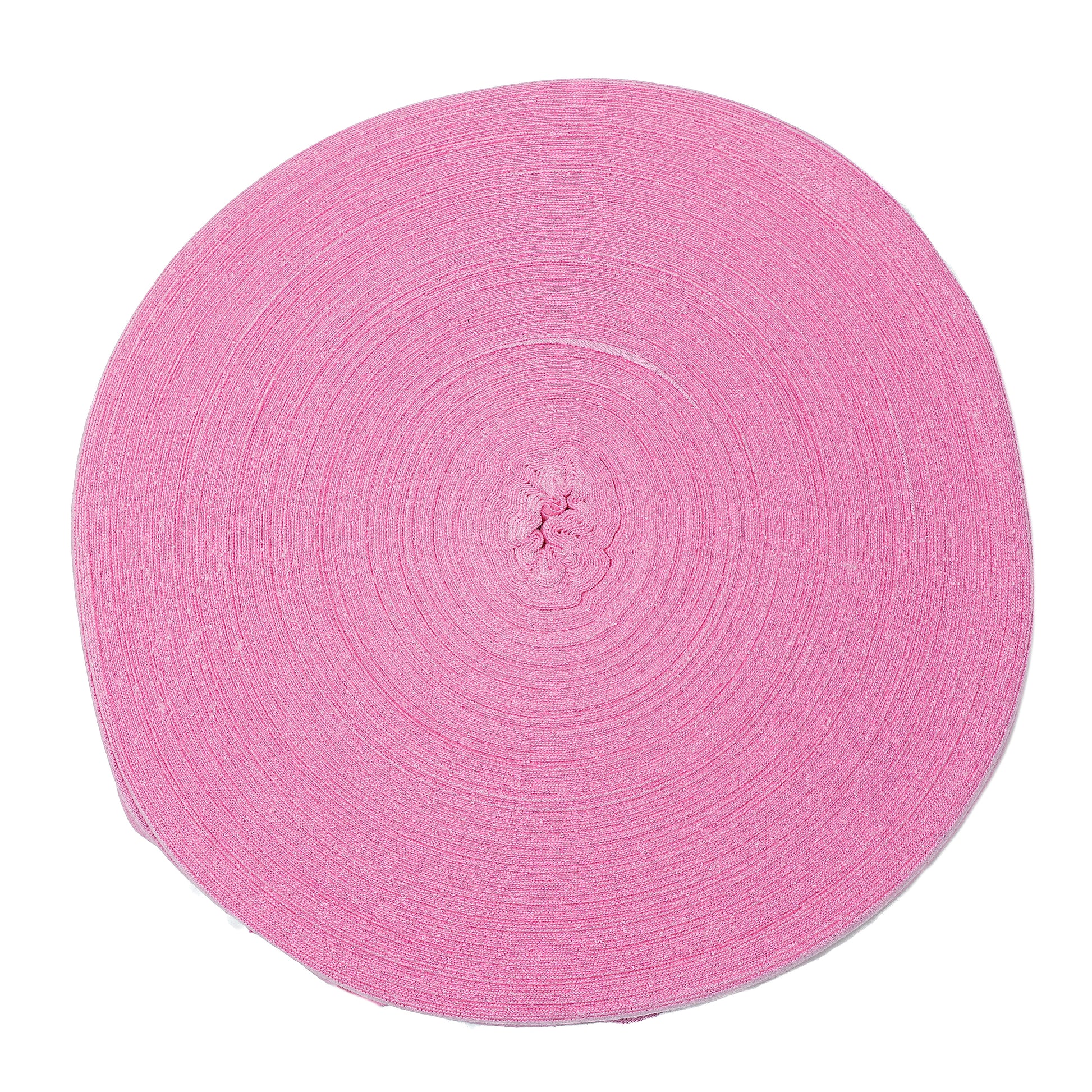 Ribbon Cotton T-Shirt Yarn Pink Color - Prismatic Fiber Arts
