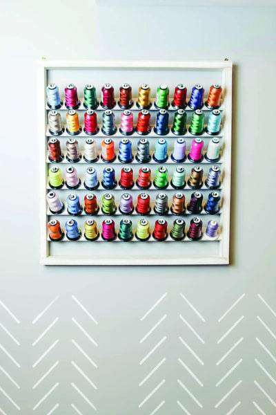 RNK WHITE-WASHED WOODEN THREADRACK - Prismatic Fiber Arts