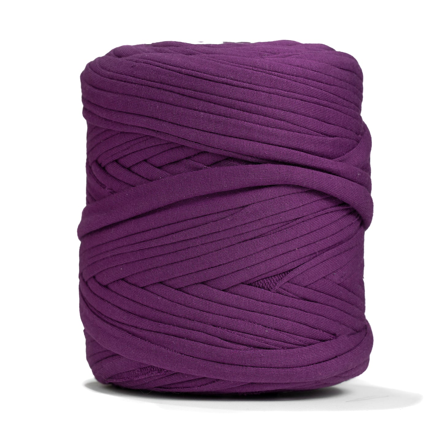 Recycled T-Shirt Fabric Yarn - Royal Purple Color - Prismatic Fiber Arts