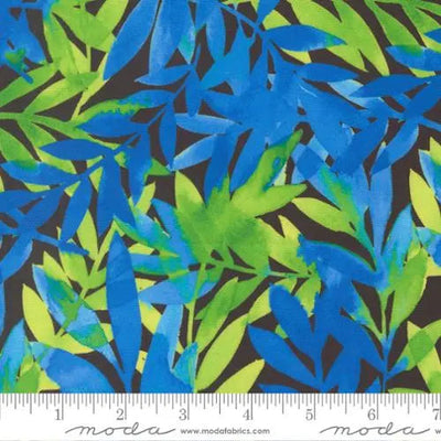 Radiant Midnight Leaf Blenders Cotton 44"/45" Fabric Per Yard - Prismatic Fiber Arts
