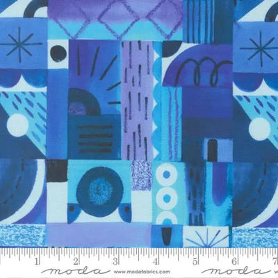 Radiant Sky Geometric Cotton 44"/45" Fabric Per Yard - Prismatic Fiber Arts