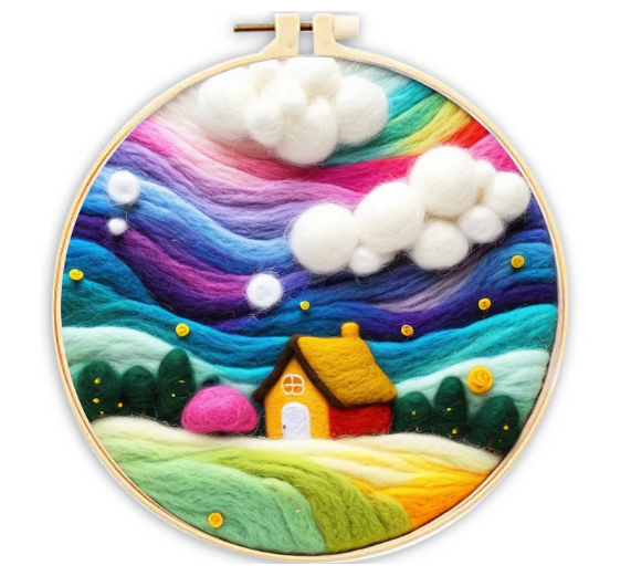 2D Needle Felting Kits - Prismatic Fiber Arts