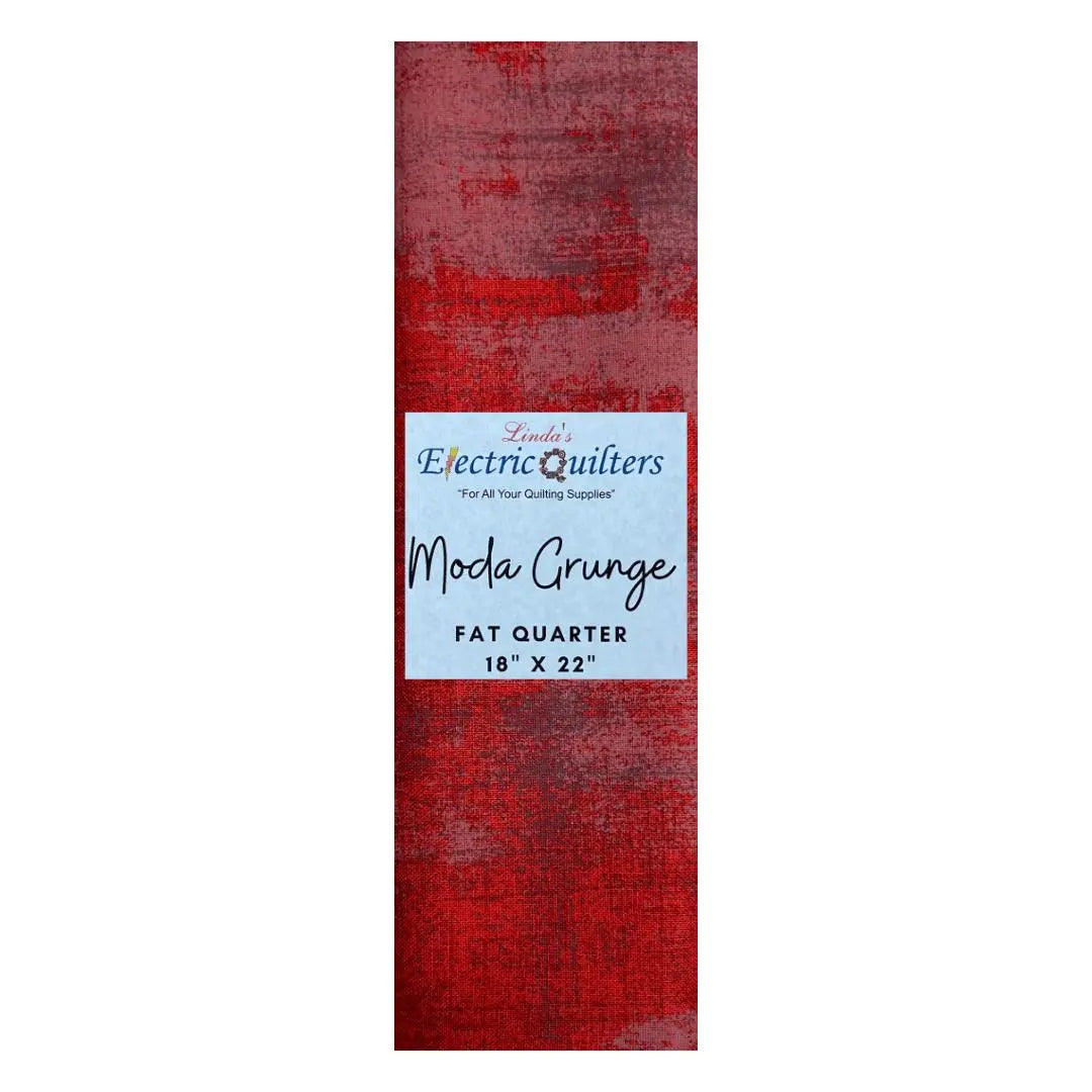 151 Red Moda Grunge - Fat Quarter - Prismatic Fiber Arts