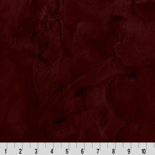 Red Black Cherry Luxe Cuddle Mirage 80" Fabric per yard - Prismatic Fiber Arts