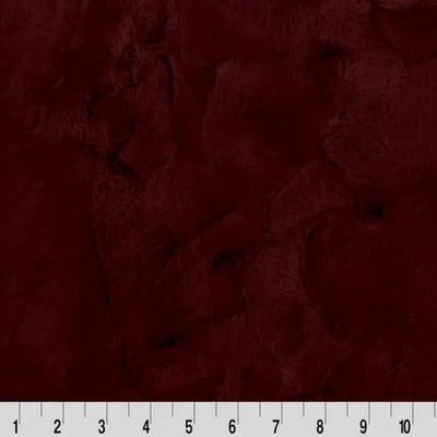 Red Black Cherry Luxe Cuddle Mirage 80" Fabric per yard - Prismatic Fiber Arts