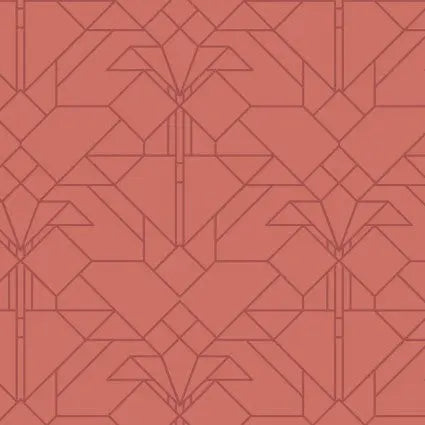 Red Bright April Showers & Coonley Tulip Cotton Wideback Fabric per yard - Prismatic Fiber Arts