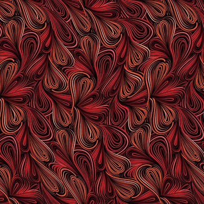 Red Color Flow Cotton Wideback Fabric per yard - Prismatic Fiber Arts