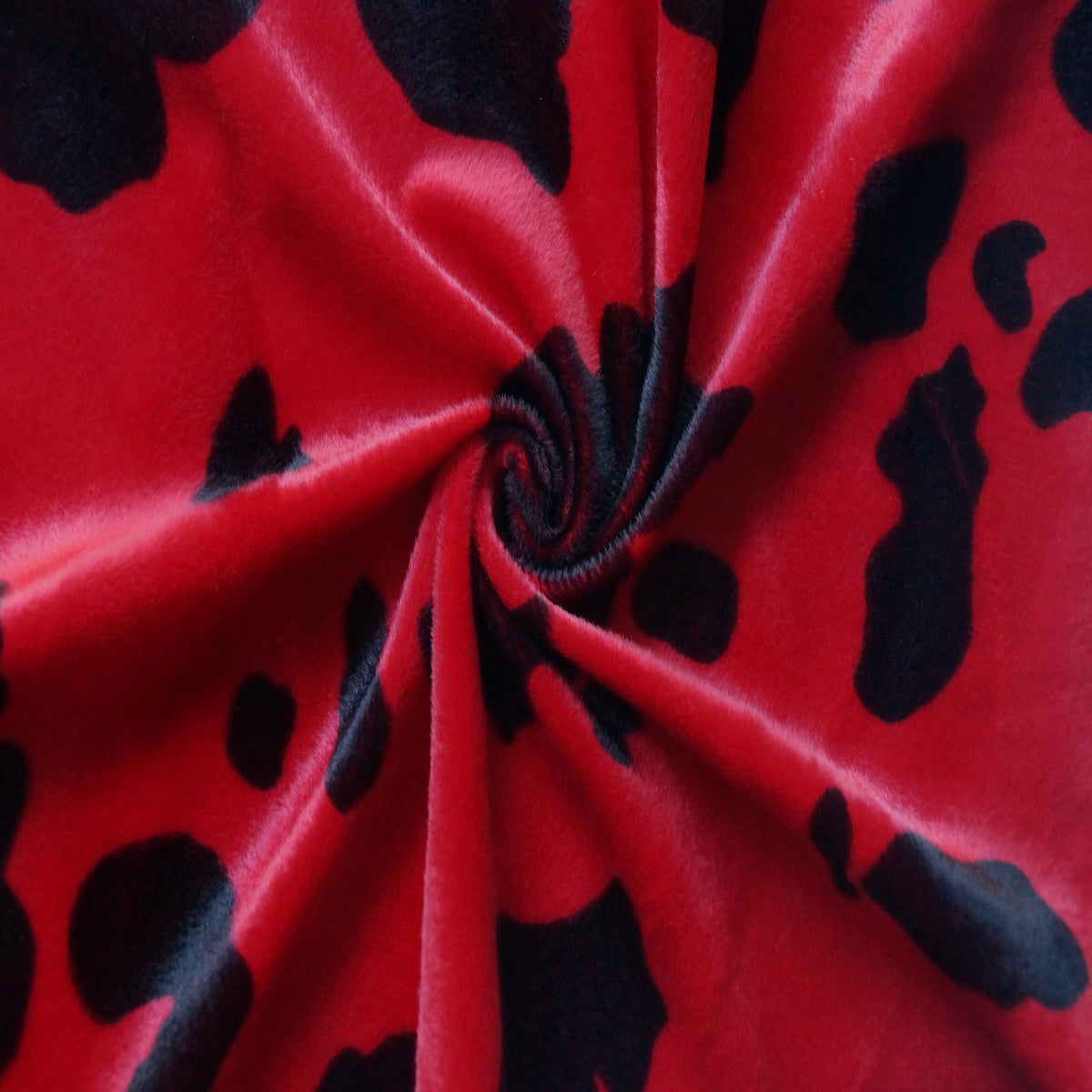 Cow Print Velboa Faux Fur - Prismatic Fiber Arts
