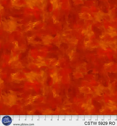Red Orange Color Stories Cotton Wideback Fabric per yard - Prismatic Fiber Arts