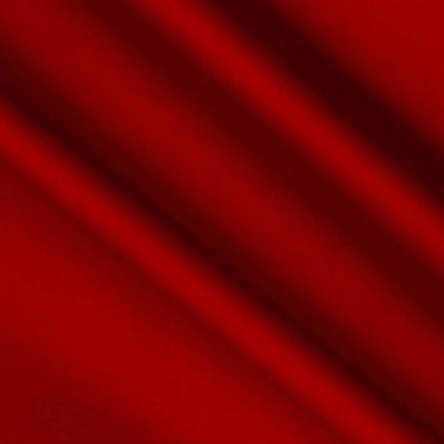 Red Scarlet Cotton Sateen Wideback Fabric per yard - Prismatic Fiber Arts