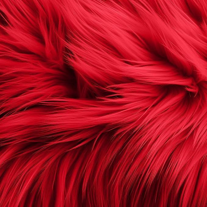 Luxurious Shaggy Faux Fur Tablecloth | Elegant Faux Fur for Dining Table by FabricLA - Prismatic Fiber Arts