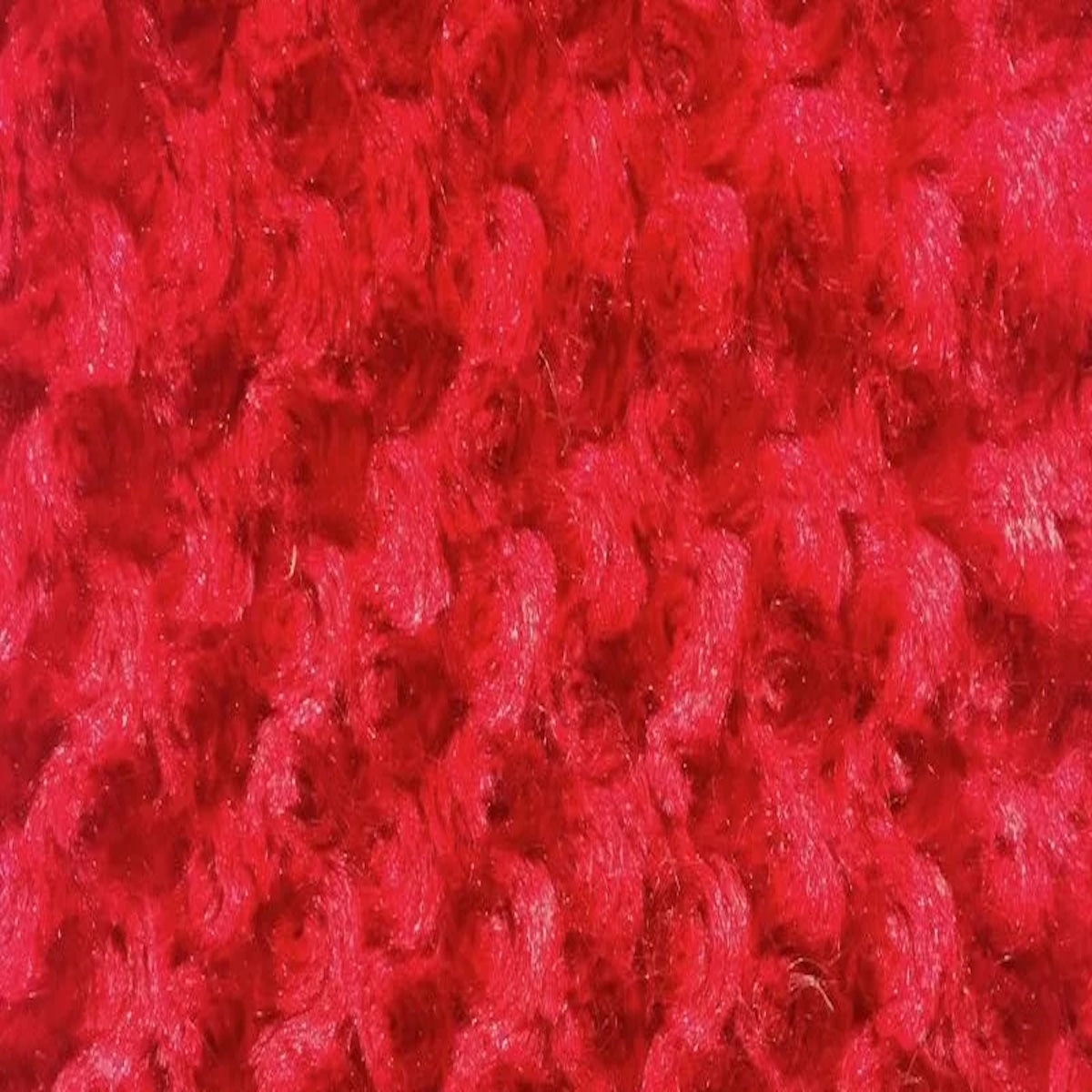 Swirl Rosebud Faux Fur Fabric - Prismatic Fiber Arts