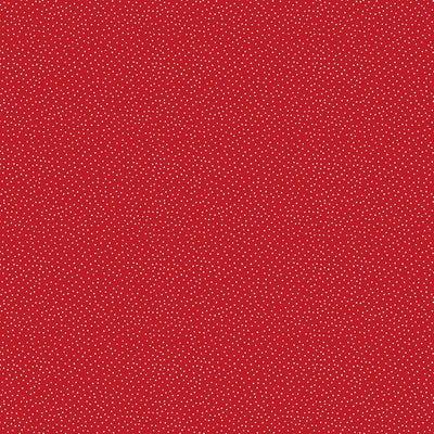 Redwork Dots Cotton 44"/45" Fabric Per Yard - Prismatic Fiber Arts