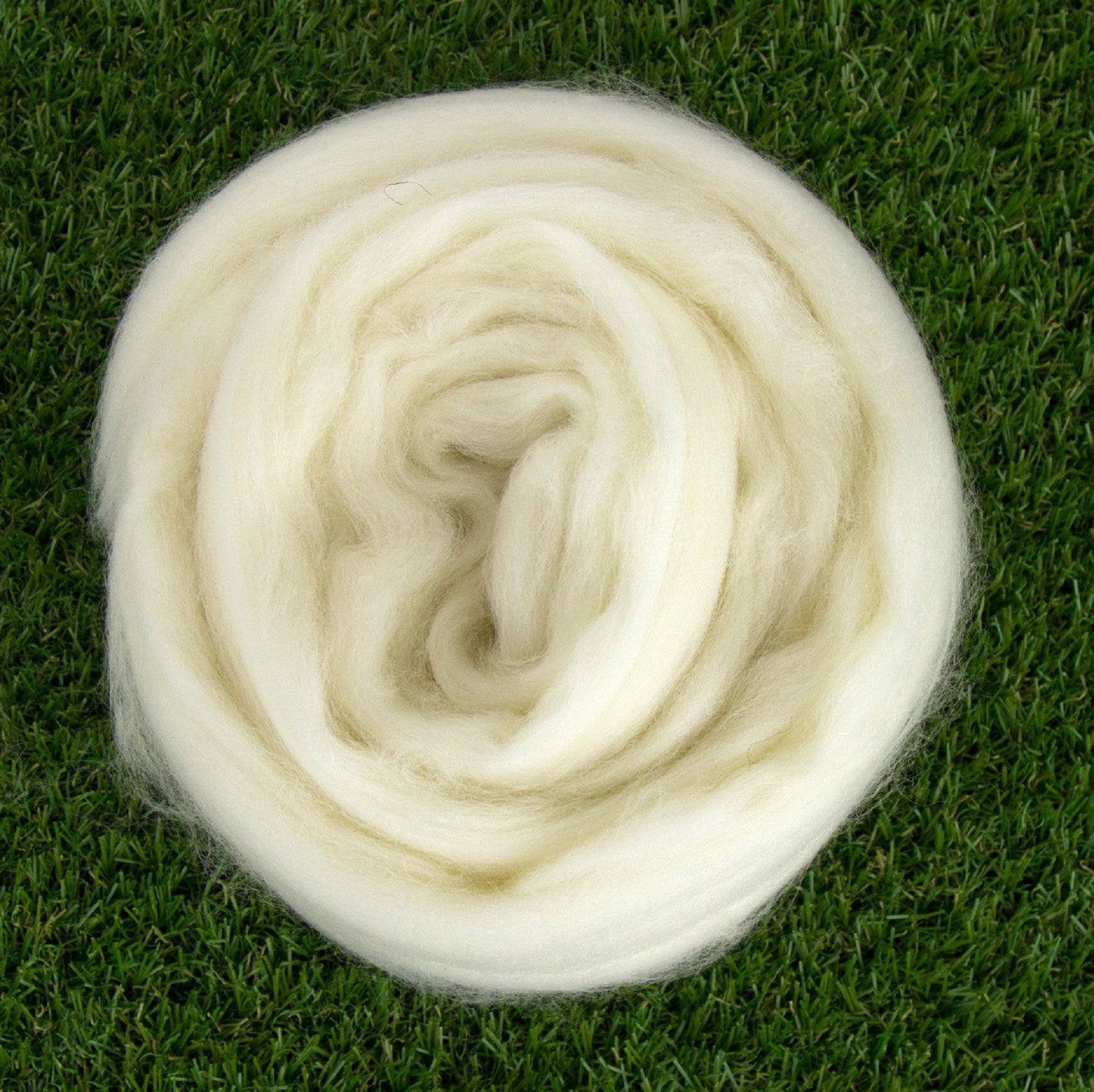 Undyed Superwash Merino Combed Wool Top - Prismatic Fiber Arts