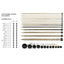 Driftwood 10" Straight Needle Set | With Carrying Case - Prismatic Fiber Arts