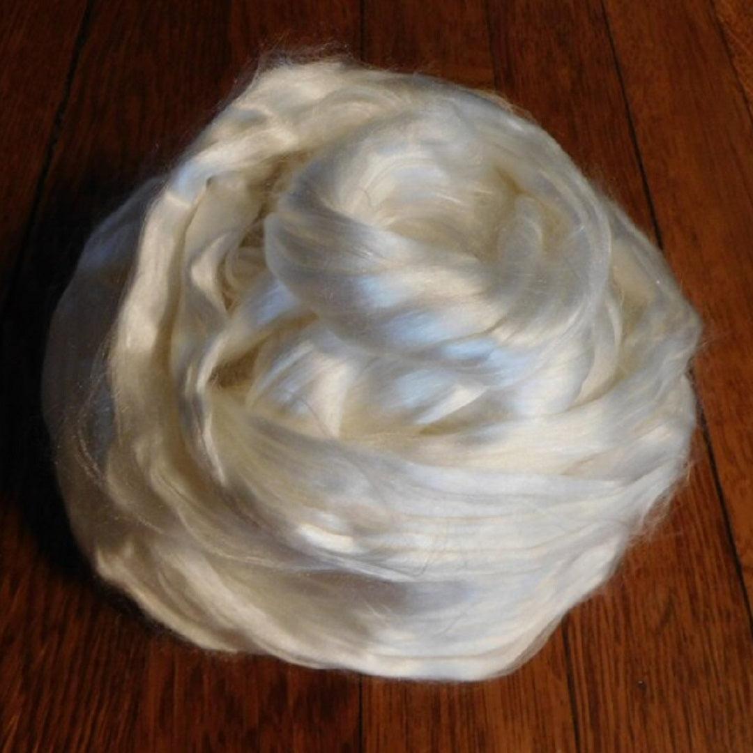 Grade A Mulberry Silk Fiber - Prismatic Fiber Arts