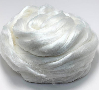 Grade A Mulberry Silk Fiber - Prismatic Fiber Arts