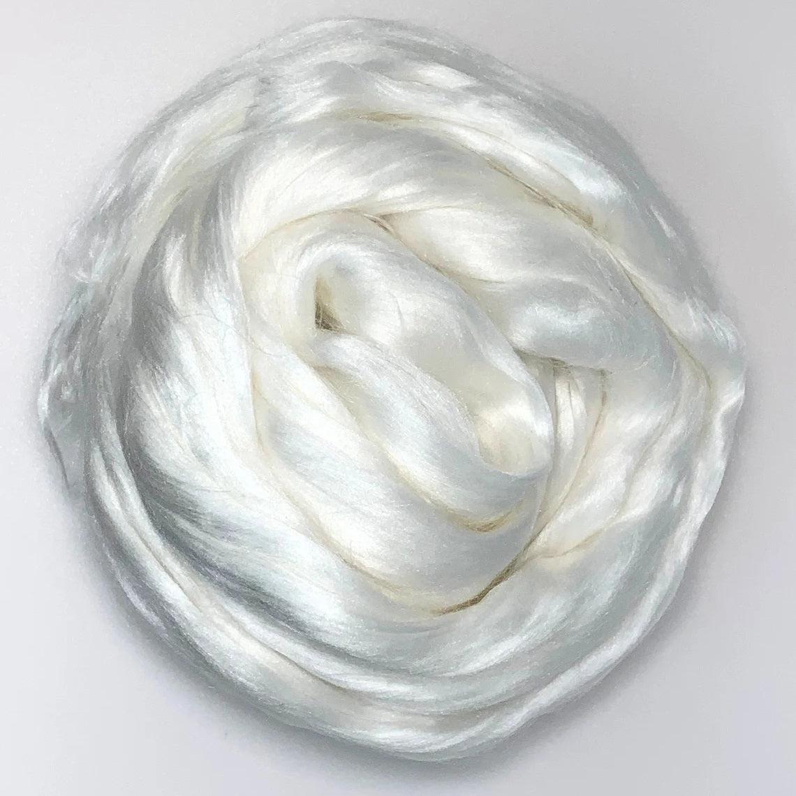 Grade A Mulberry Silk Fiber - Prismatic Fiber Arts