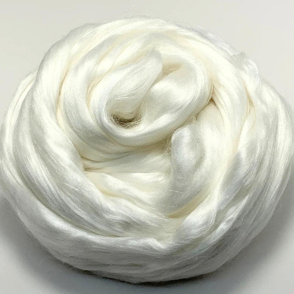 Grade A Mulberry Silk Fiber - Prismatic Fiber Arts