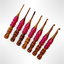 Starlight Ergonomic Crochet Hooks | Rosewood & Resin - Prismatic Fiber Arts
