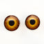Round Dinosaur Sew-On Button Glass Eyes - Prismatic Fiber Arts
