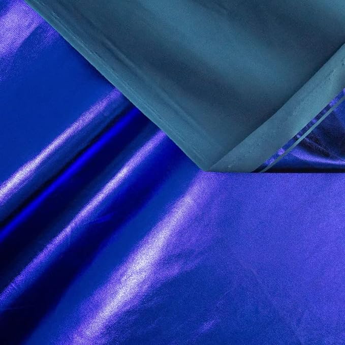 Hologram Metallic Foil Spandex Knit Fabric 4-Way Stretch, 60" Inch Wide| Multicolor - Prismatic Fiber Arts