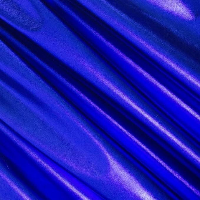 Hologram Metallic Foil Spandex Knit Fabric 4-Way Stretch, 60" Inch Wide| Multicolor - Prismatic Fiber Arts