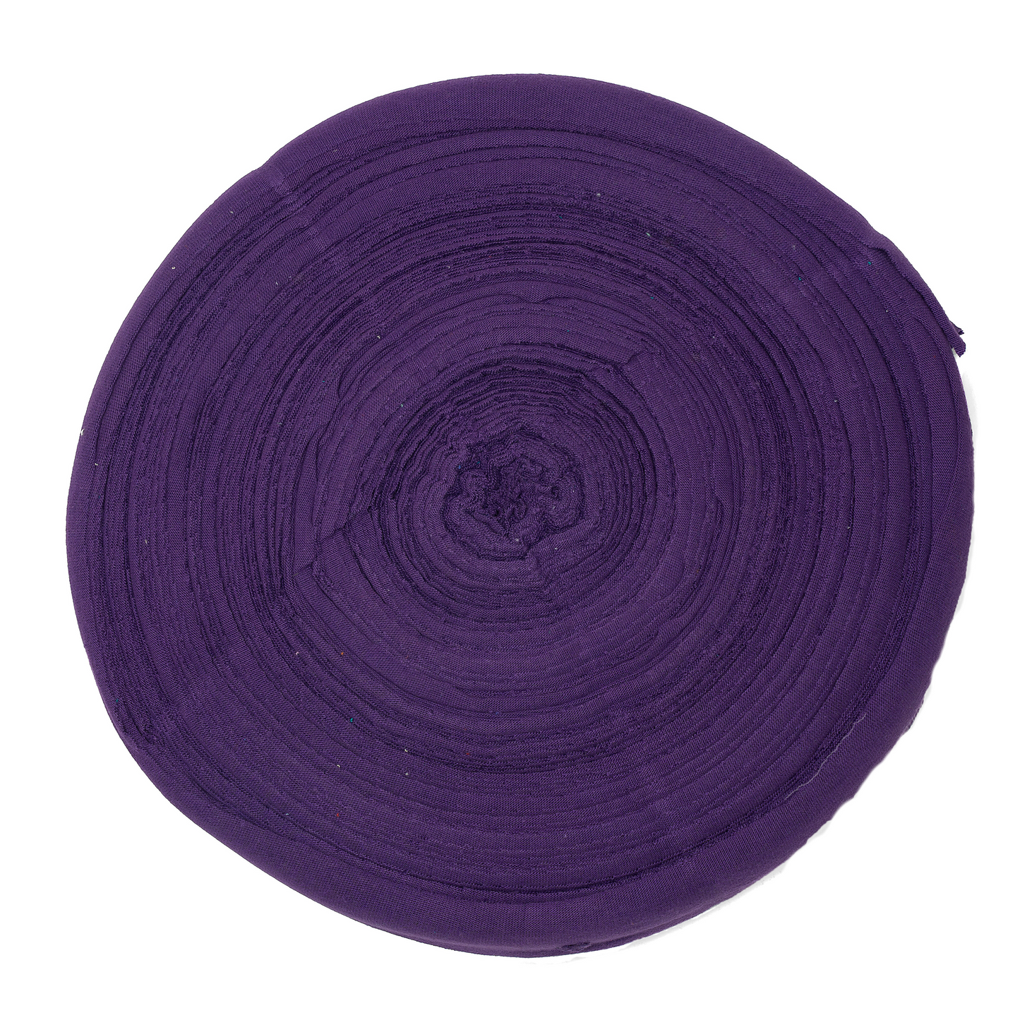 Ribbon Cotton T-Shirt Yarn Royal Purple Color - Prismatic Fiber Arts