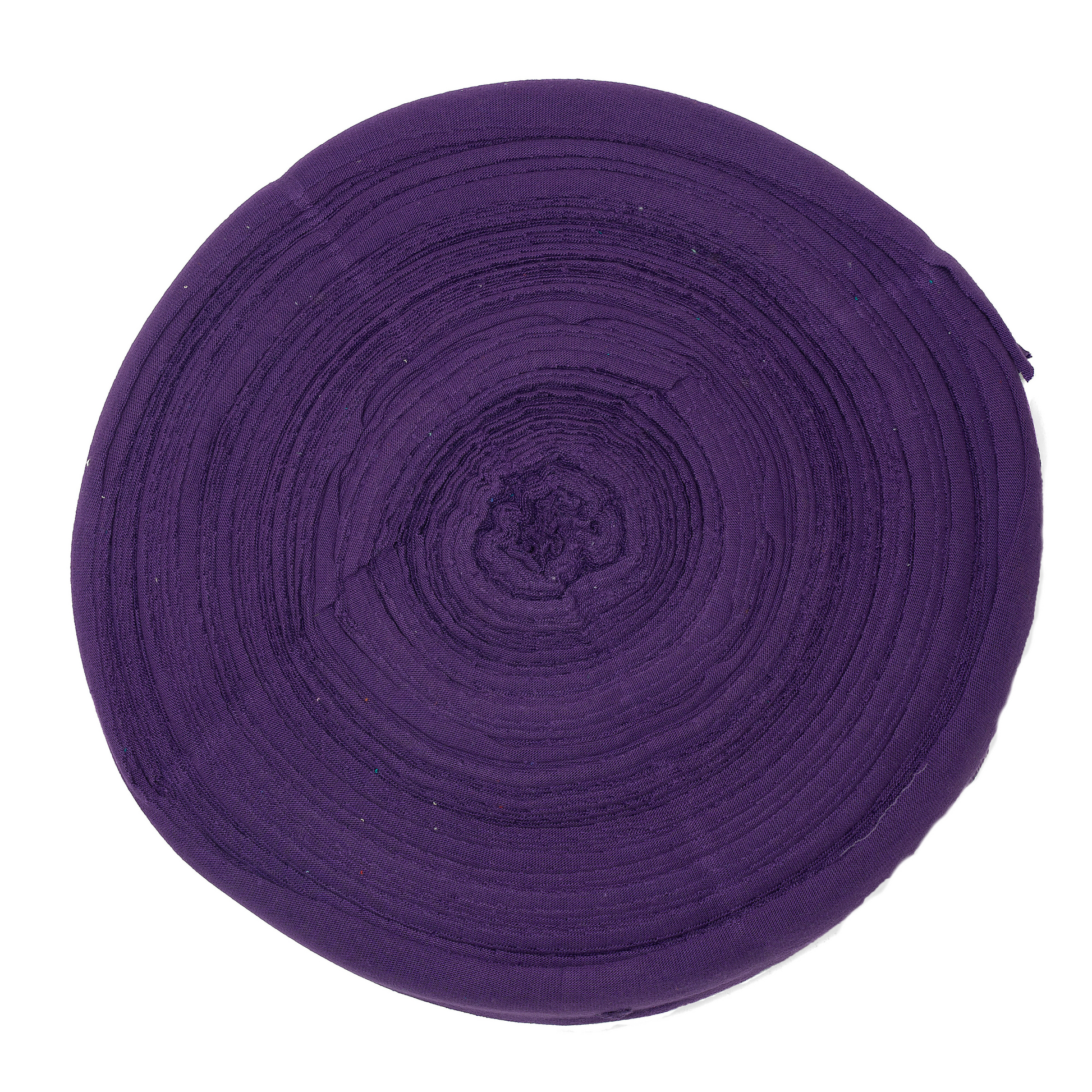 Ribbon Cotton T-Shirt Yarn Royal Purple Color - Prismatic Fiber Arts