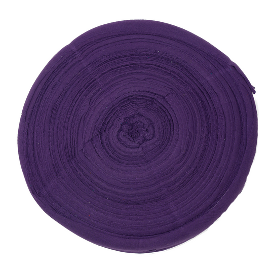 Ribbon Cotton T-Shirt Yarn Royal Purple Color - Prismatic Fiber Arts