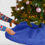 Premium Faux Fur Christmas Tree Skirt - 36 Inch | Luxurious Holiday Decorations - Prismatic Fiber Arts
