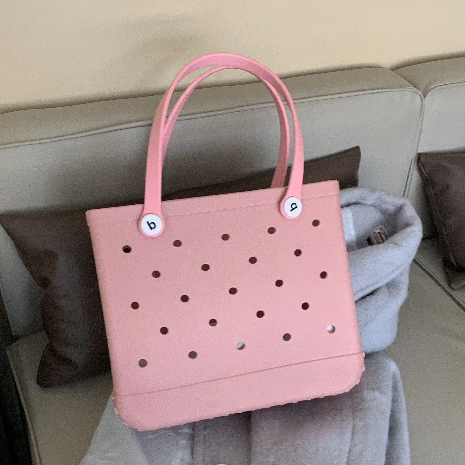 EVA Rubber Waterproof Handbag - Solid Color M/L - Prismatic Fiber Arts