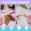 24pcs Crochet Hook Set with Counter LED Light & Stitch Ergonomic knitting needle Sewing Tools Set DIY Weaving Sweater Tool - Prismatic Fiber Arts