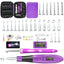 24pcs Crochet Hook Set with Counter LED Light & Stitch Ergonomic knitting needle Sewing Tools Set DIY Weaving Sweater Tool - Prismatic Fiber Arts