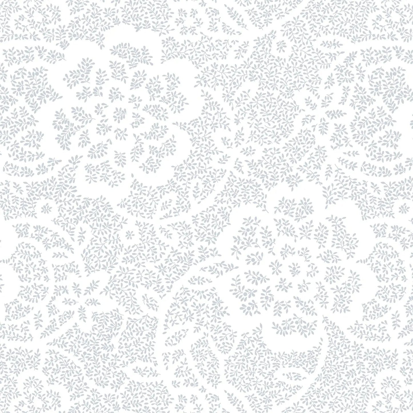 Touch of White Large Floral Cotton Wideback Fabric per yard - Prismatic Fiber Arts