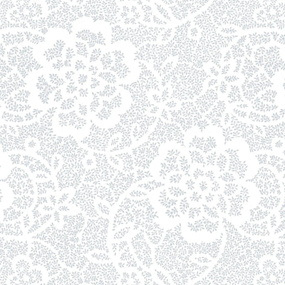 Touch of White Large Floral Cotton Wideback Fabric per yard - Prismatic Fiber Arts