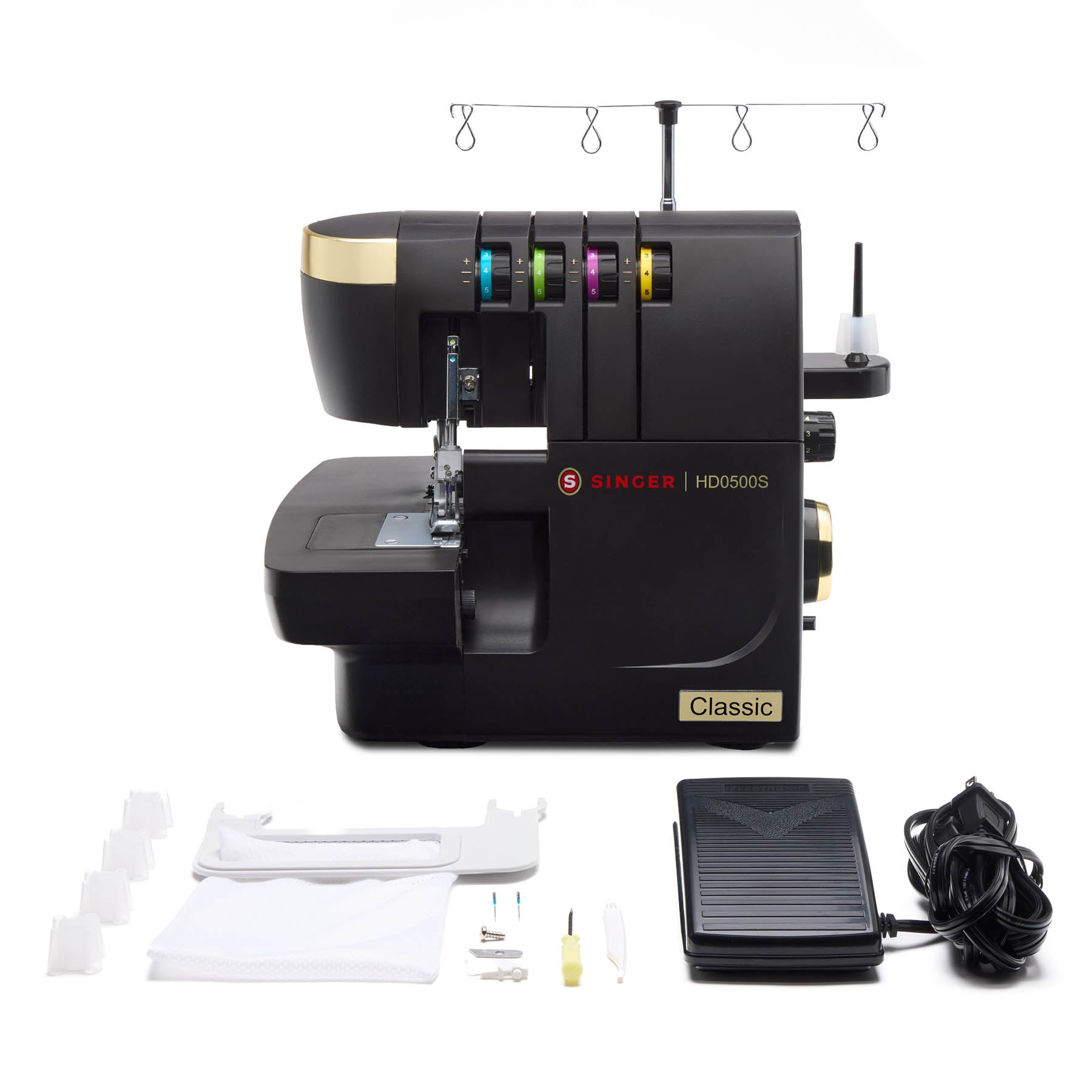 SINGER® HD0500S Classic Black Serger - Prismatic Fiber Arts