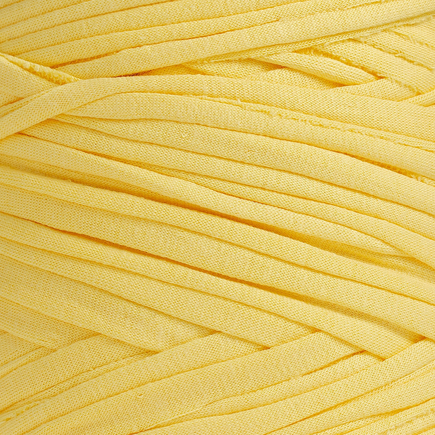 Recycled T-Shirt Fabric Yarn - Sunflower Color - Prismatic Fiber Arts