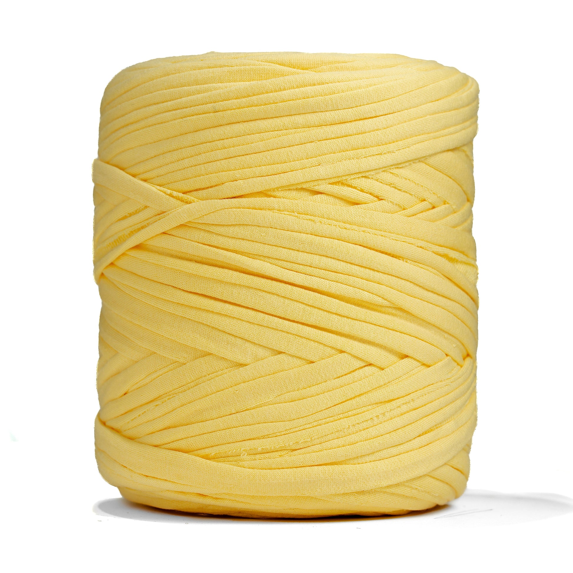 Recycled T-Shirt Fabric Yarn - Sunflower Color - Prismatic Fiber Arts