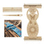 Jewel Loom Upright Wood Bead Loom Weaving Loom Large Sun Weaver Kit 8" Wide by 17 Long - Prismatic Fiber Arts