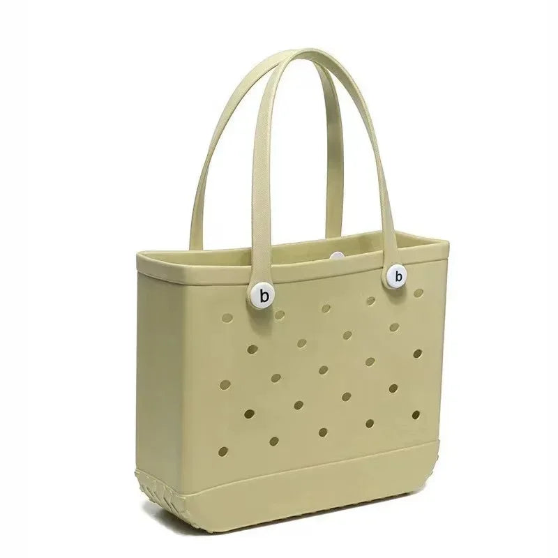 EVA Rubber Waterproof Handbag - Solid Color M/L - Prismatic Fiber Arts
