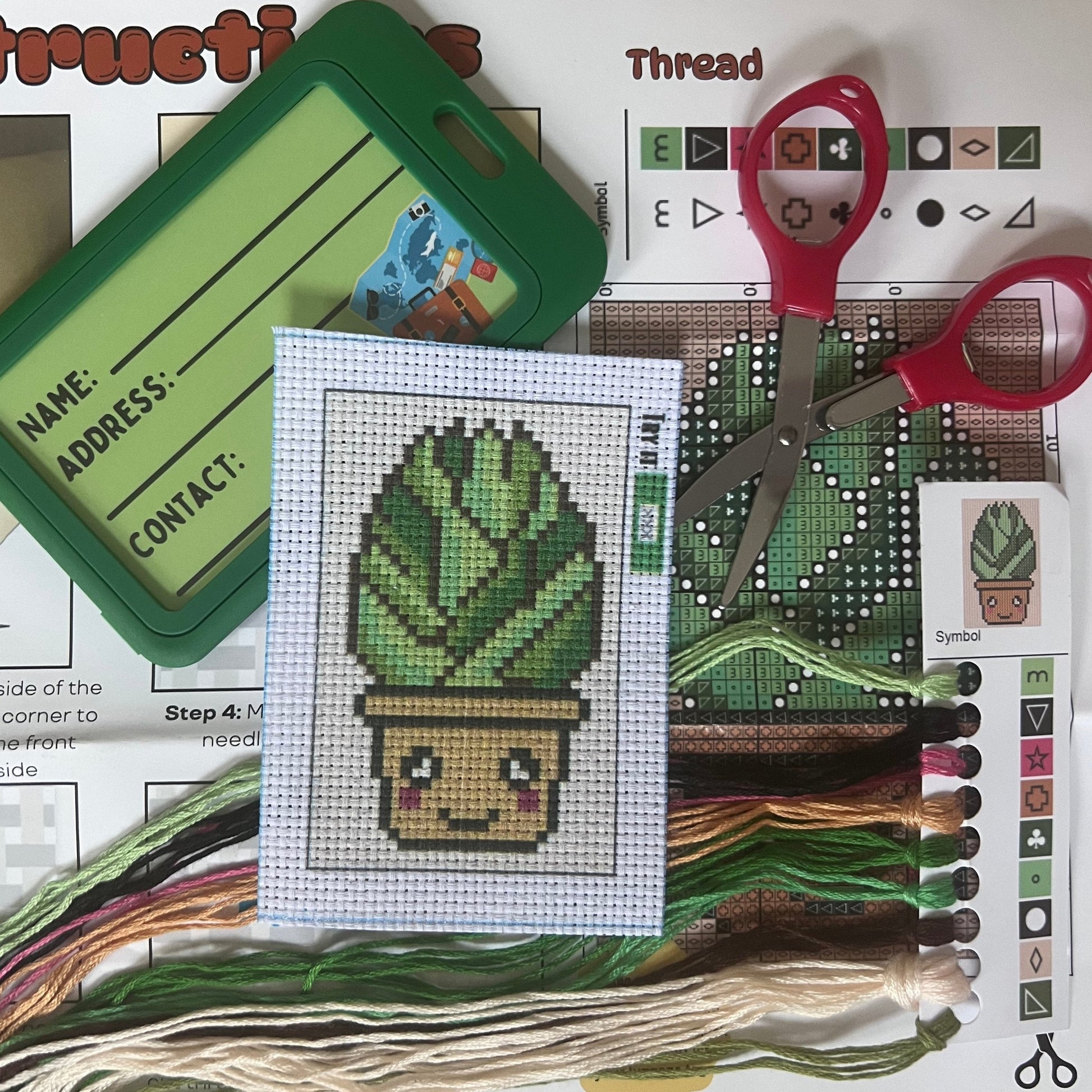 Sammy the Succulent - Prismatic Fiber Arts