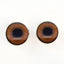 Sasquatch Sew-On Button Glass Eyes - Prismatic Fiber Arts