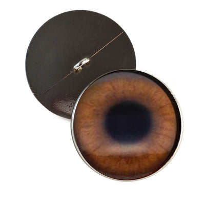 Sasquatch Sew-On Button Glass Eyes - Prismatic Fiber Arts