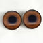 Sasquatch Sew-On Button Glass Eyes - Prismatic Fiber Arts